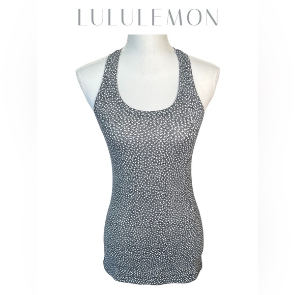 Lululemon | Cool Racerback II | Frozen Fizz White Black - Picture 5 of 8